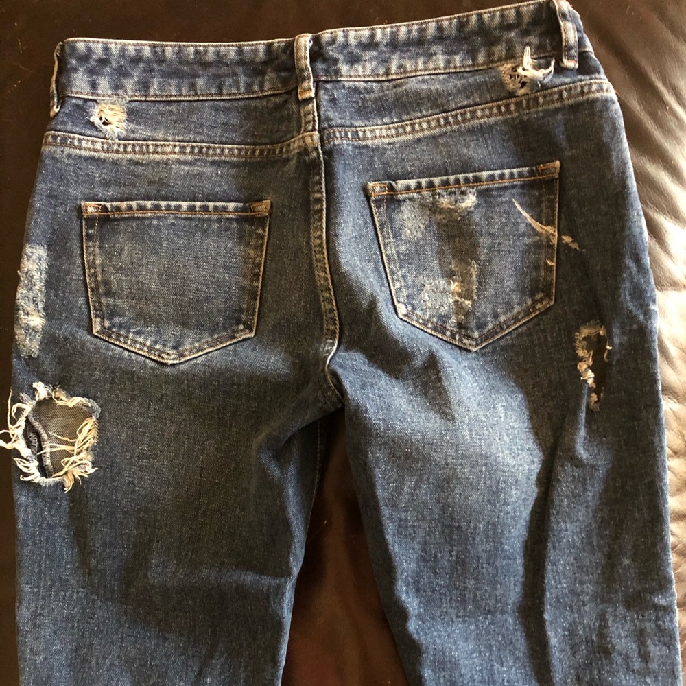 Maternity boyfriend jeans!